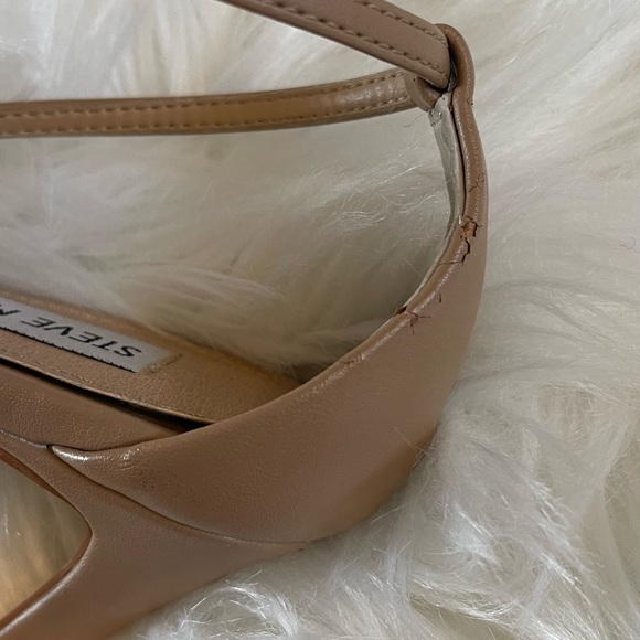 Steve Madden Floriaa Sandals || Natural Leather || SZ 6.5 - Picture 14 of 15